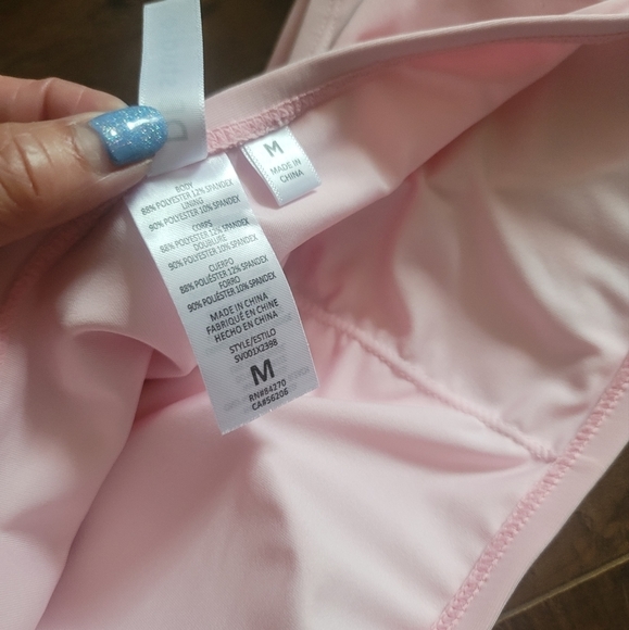 NWT DB Studio Bachelorette Swimsuits Tube Top Bikini in Pink Size Medium - Picture 10 of 15